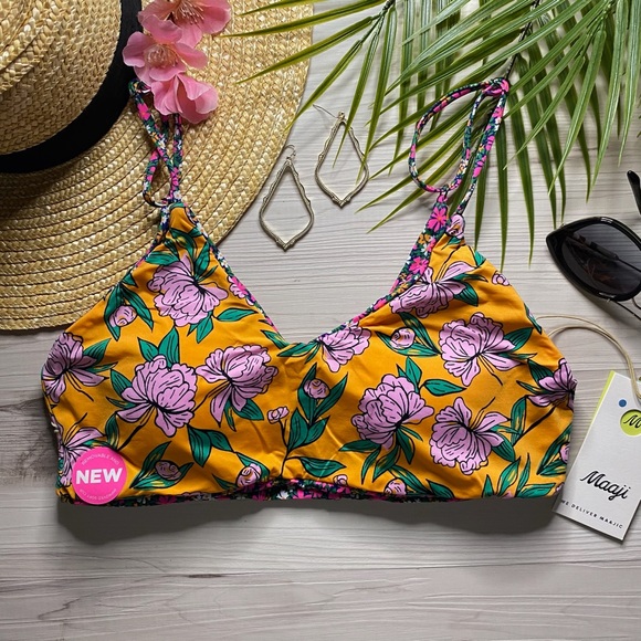 Maaji ๐ธ 4-Way Floral Bikini Top - Picture 6 of 12